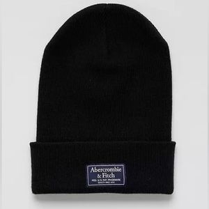 Black Beanie with Abercrombie logo